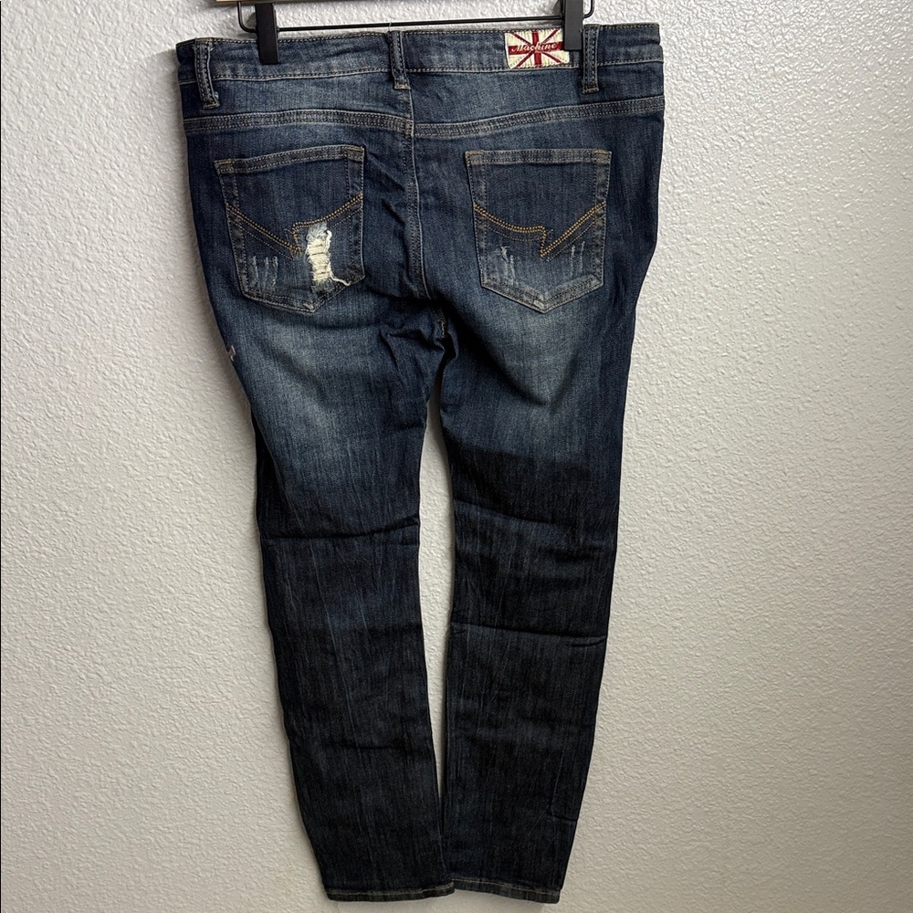 Machine Ripped Denim Pants - Picture 2 of 5